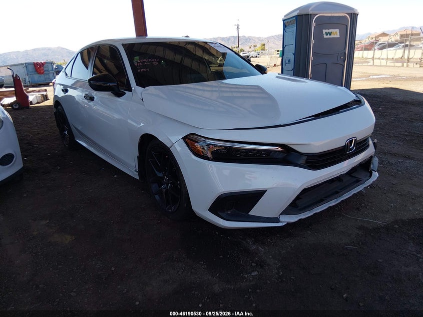 Vin: 2hgfe2f51ph558859, lot: 46690414, honda civic sport 2023 img_1