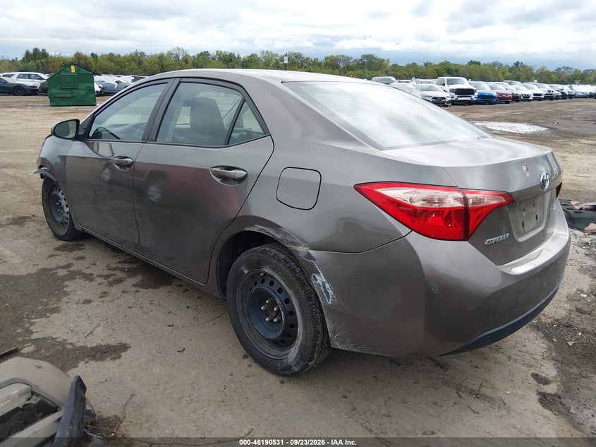 Vin: 2t1burhe5kc142225, lot: 46690415, toyota corolla le 20193
