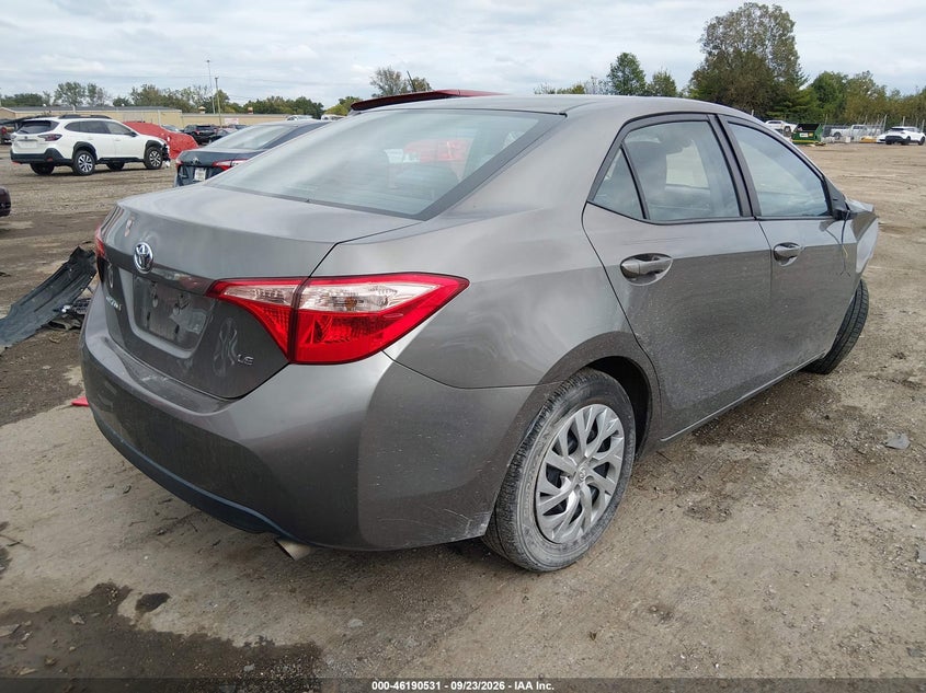 Vin: 2t1burhe5kc142225, lot: 46690415, toyota corolla le 20194