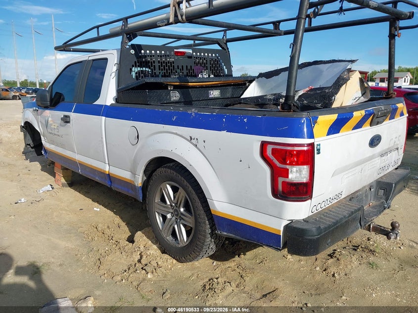 Vin: 1ftex1cb5kkd02685, lot: 46690417, ford f-150 xl 20193