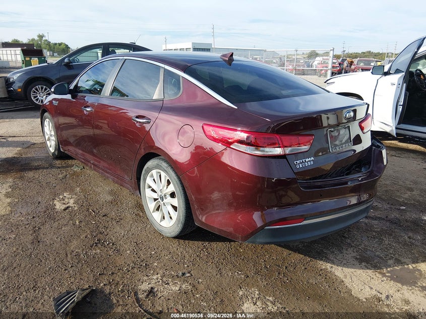 Vin: 5xxgt4l31jg268946, lot: 46690420, kia optima lx 20183
