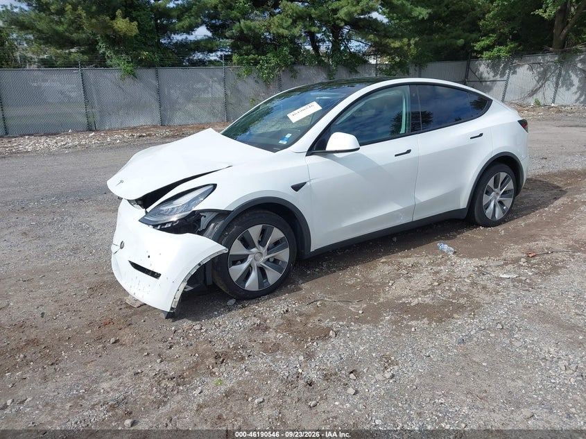 Vin: 5yjygdef4lf006098, lot: 46690430, tesla model y long range dual motor all-wheel drive/performance dual motor all-wheel drive 20202