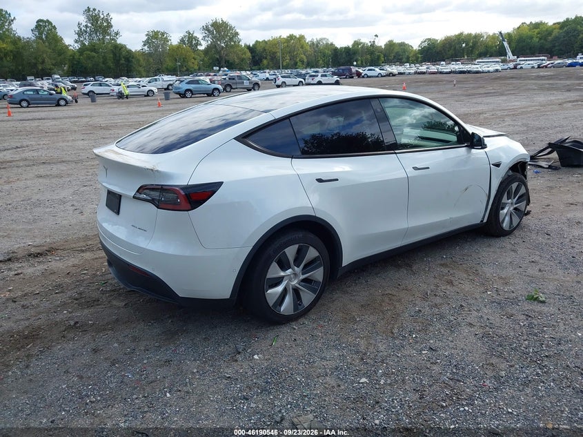 Vin: 5yjygdef4lf006098, lot: 46690430, tesla model y long range dual motor all-wheel drive/performance dual motor all-wheel drive 20204
