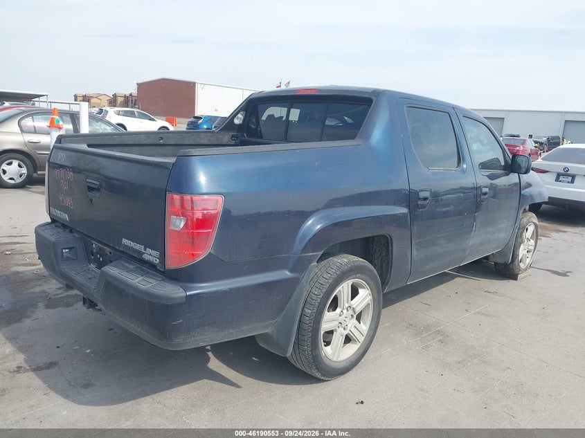 Vin: 5fpyk1f50bb451043, lot: 46690437, honda ridgeline rtl 20114