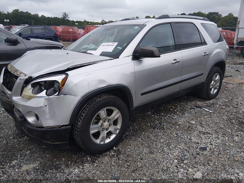 Vin: 1gkkrned2bj214318, lot: 46690444, gmc acadia sl 20112