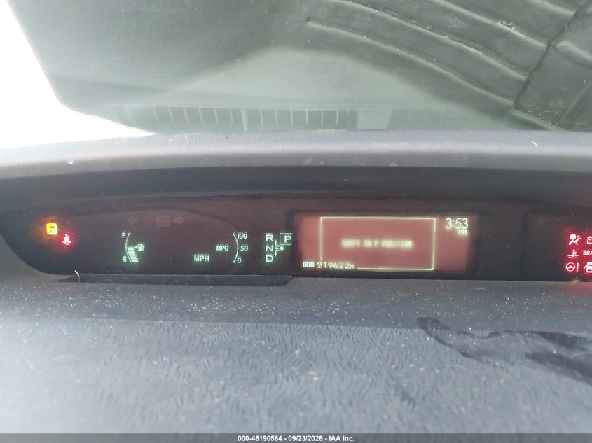 TOYOTA PRIUS 2010 VIN JTDKN3DUXA0057381
