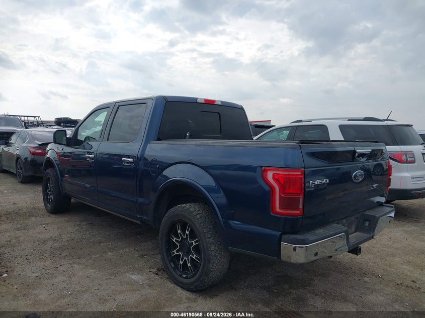 Vin: 1ftew1eg2gfd29466, lot: 46690452, ford f-150 lariat 20163