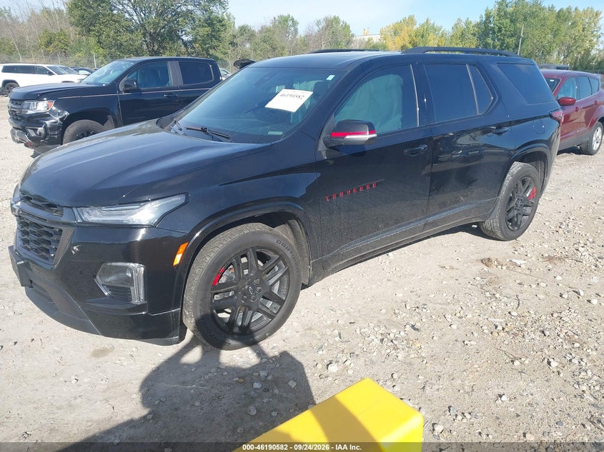 Vin: 1gnevkkw7pj157430, lot: 46690466, chevrolet traverse awd premier 20232