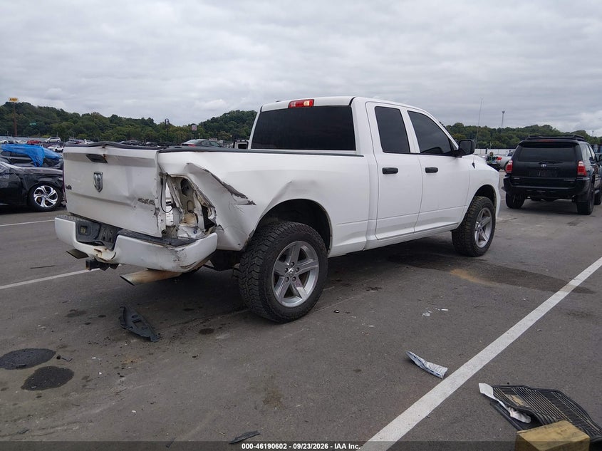 Vin: 1c6rr7ft1js216573, lot: 46690486, ram 1500 express  4x4 6'4 box 20184
