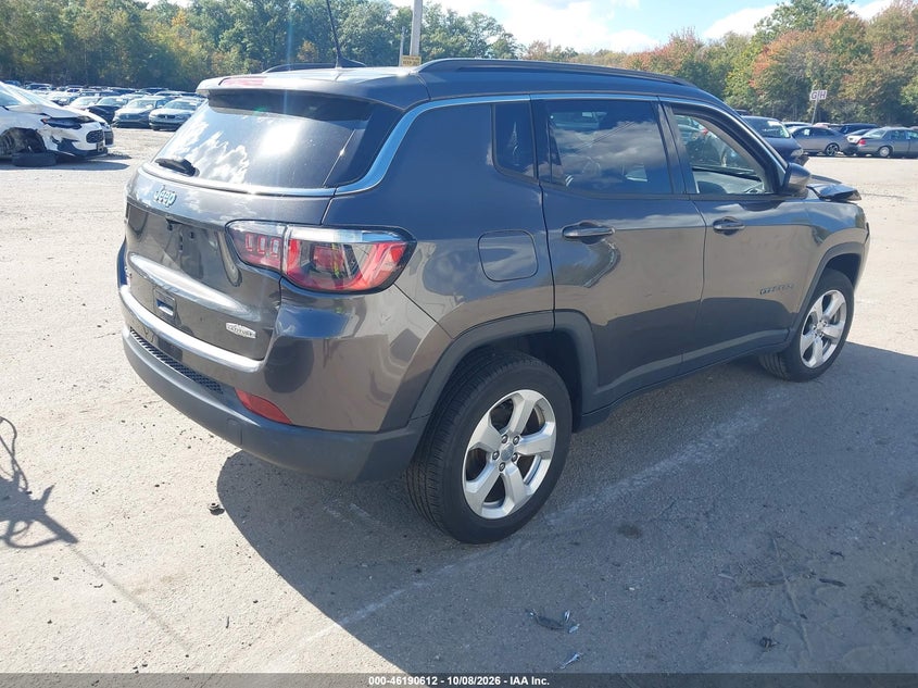Vin: 3c4njdbb4kt806731, lot: 46690496, jeep compass latitude 4x4 20194