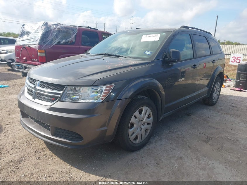 Vin: 3c4pdcab1gt121072, lot: 46690509, dodge journey se 20162