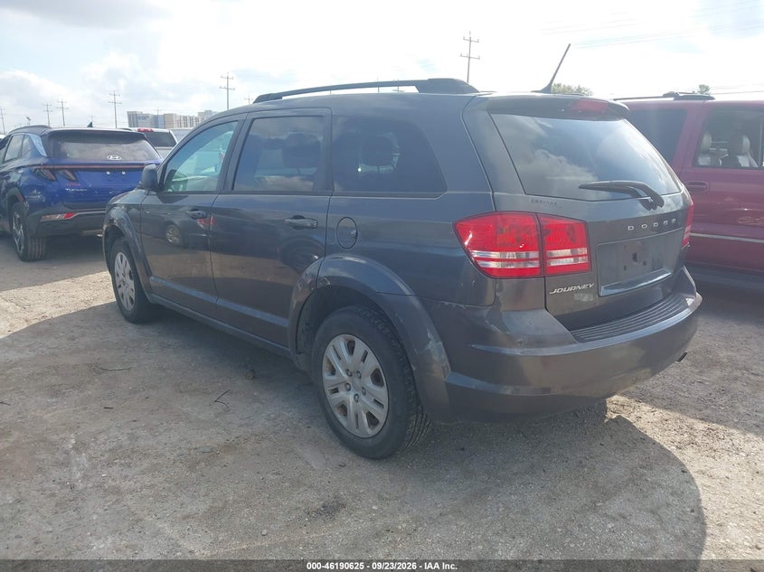 Vin: 3c4pdcab1gt121072, lot: 46690509, dodge journey se 20163