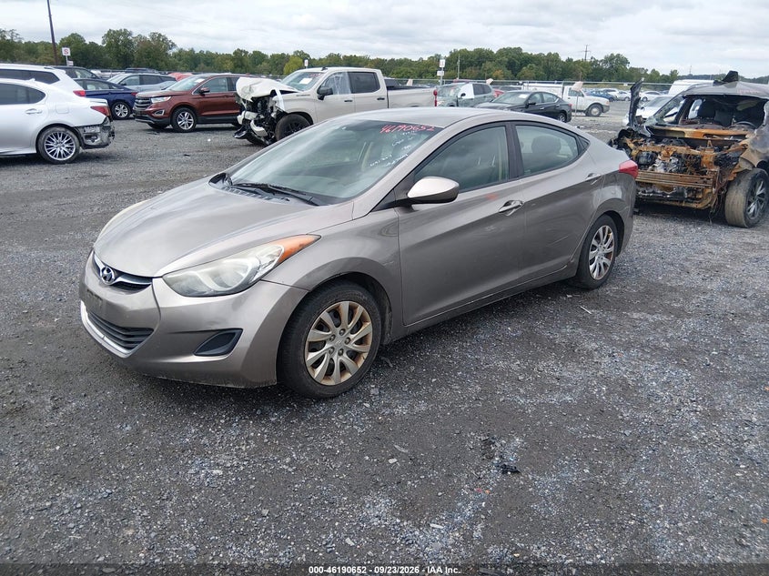 Vin: 5npdh4ae9ch091207, lot: 46690536, hyundai elantra gls 20122