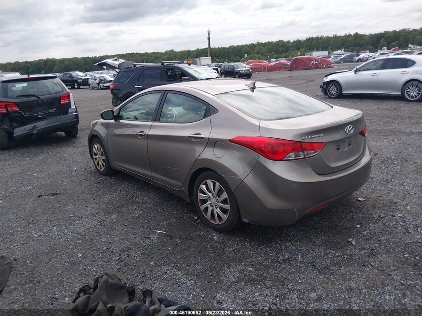 Vin: 5npdh4ae9ch091207, lot: 46690536, hyundai elantra gls 20123