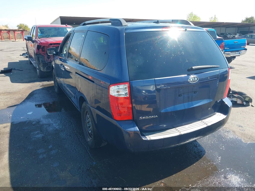 2009 KIA SEDONA auction photo 3