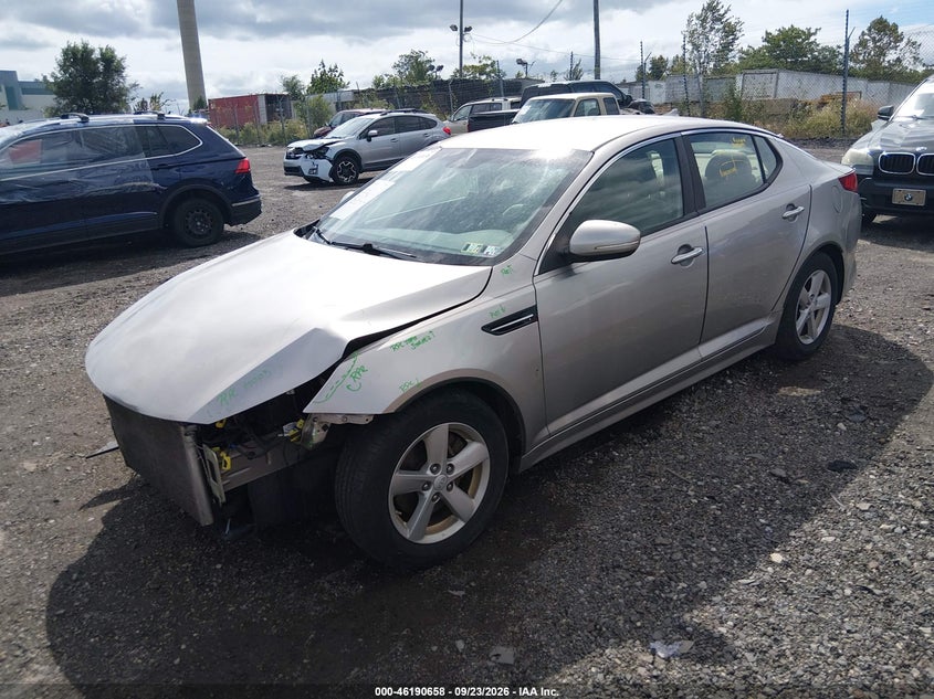 Vin: 5xxgm4a77eg317947, lot: 46690542, kia optima lx 20142