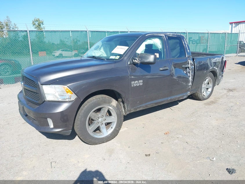 Vin: 1c6rr7fg9js188993, lot: 46690548, ram 1500 express  4x4 6'4 box 20182