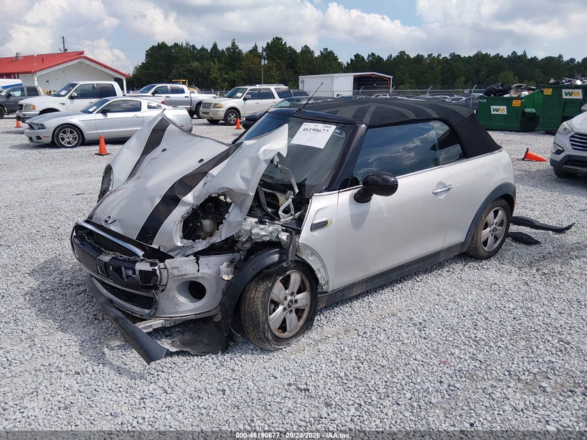 Vin: wmwwg5c53h3a81340, lot: 46690561, mini convertible cooper 20172