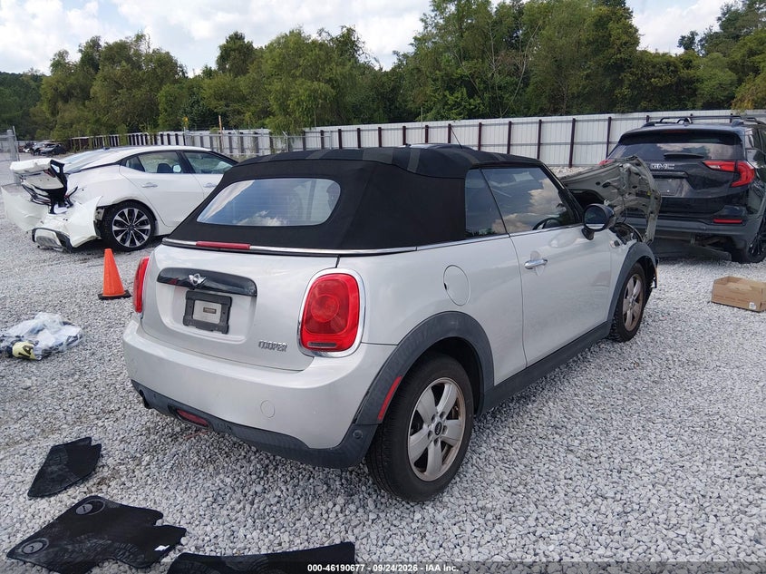 Vin: wmwwg5c53h3a81340, lot: 46690561, mini convertible cooper 20174