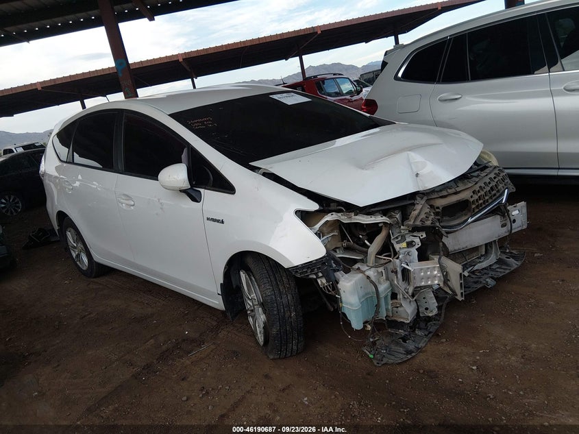 Vin: jtdzn3eu9e3315696, lot: 46690571, toyota prius v three 2014 img_1
