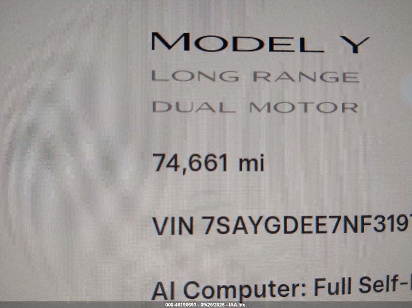 TESLA MODEL Y - zdjęcie 7
