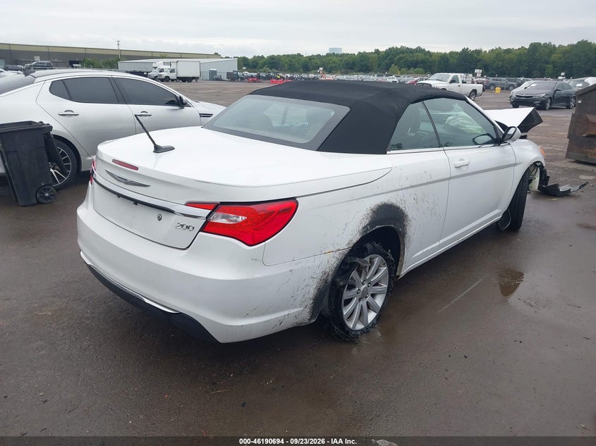 Vin: 1c3bcbeb5cn134293, lot: 46690578, chrysler 200 touring 20124