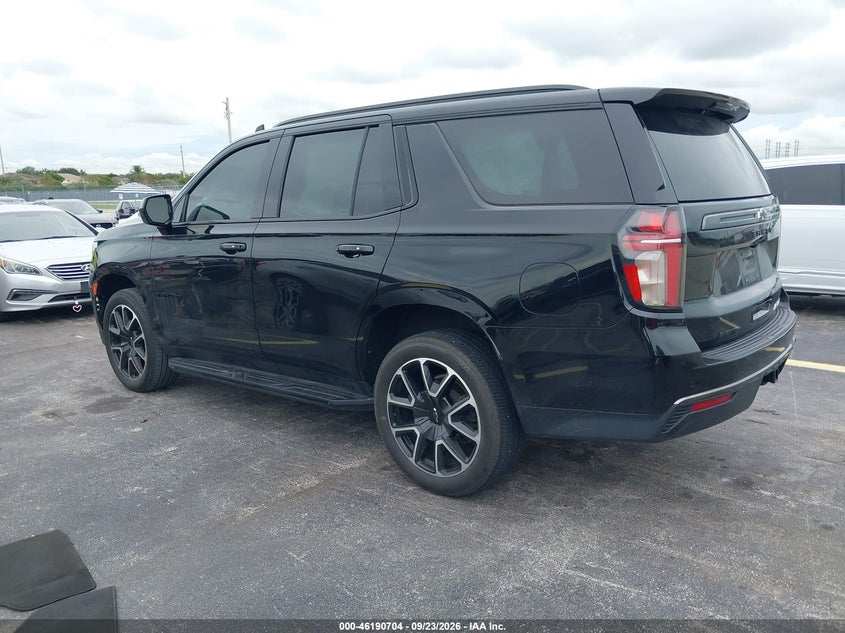 Vin: 1gnskrkd9mr393397, lot: 46690588, chevrolet tahoe 4wd rst 20213