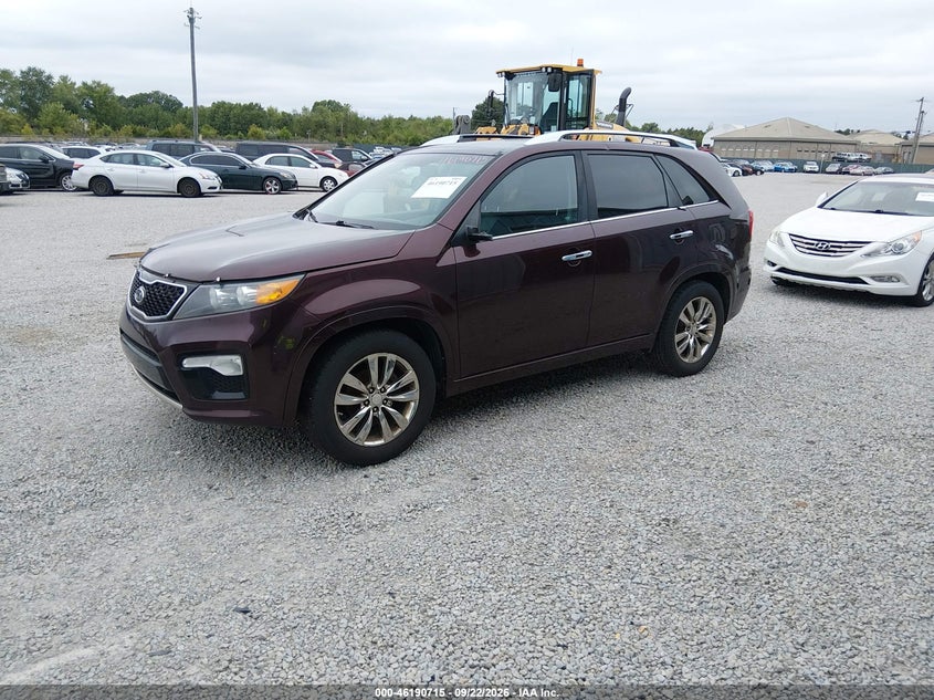 Vin: 5xykw4a24dg340797, lot: 46690599, kia sorento sx 20132