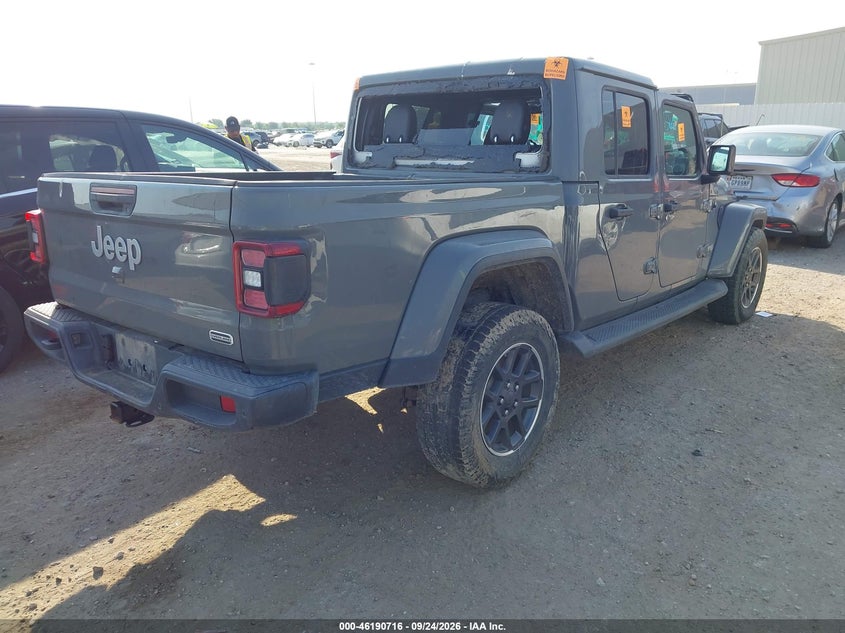 Vin: 1c6hjtfg2ml507788, lot: 46690600, jeep gladiador overland 4x4 20214