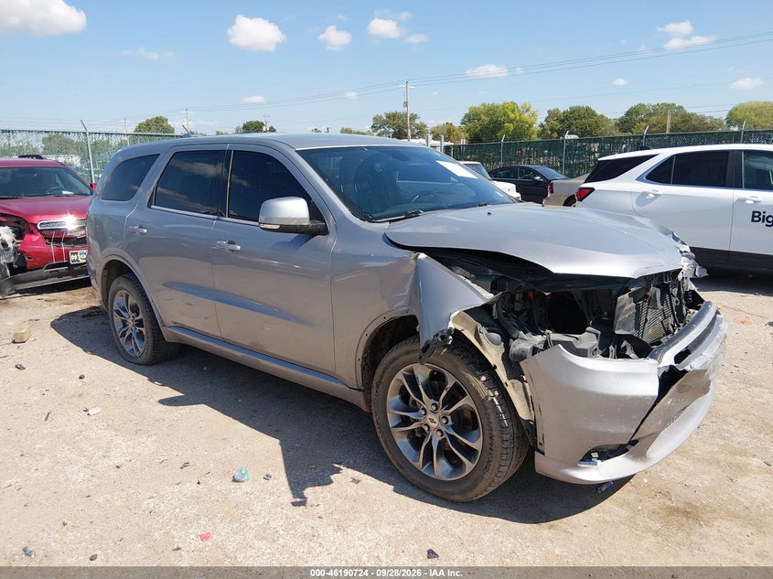 Vin: 1c4rdjdg9kc770188, lot: 46690608, dodge durango gt plus awd 2019 img_1