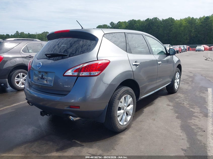 Vin: jn8az1mw1ew526564, lot: 46690638, nissan murano s 20144