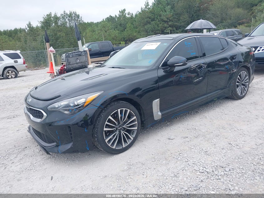 Vin: knae25la8j6028321, lot: 46690659, kia stinger premium 20182
