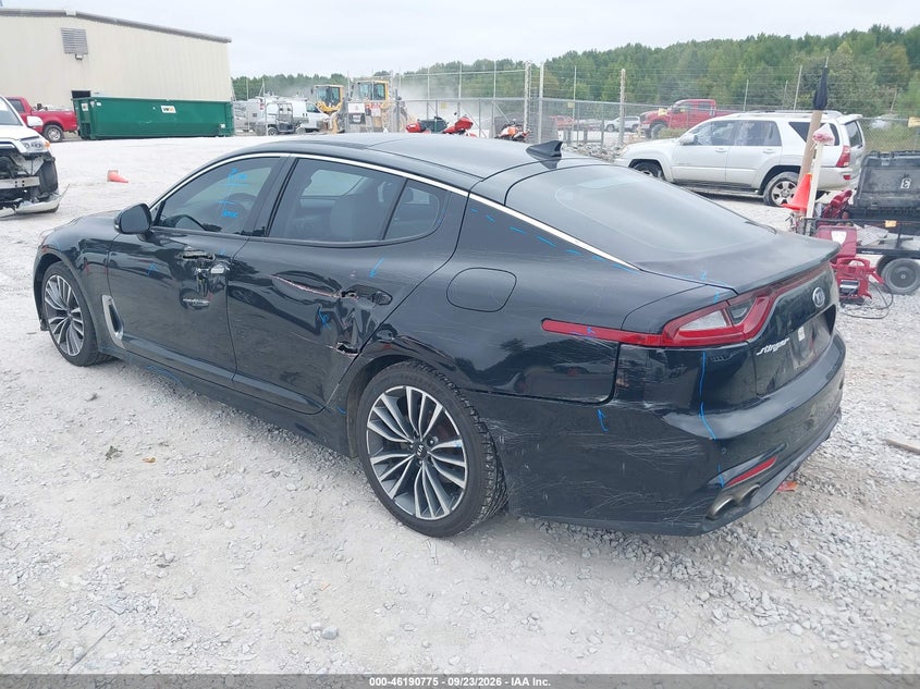 Vin: knae25la8j6028321, lot: 46690659, kia stinger premium 20183