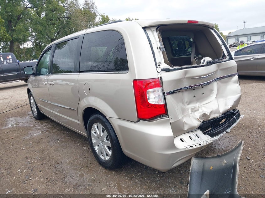 Vin: 2c4rc1bg1dr511386, lot: 46690679, chrysler town & country touring 20133