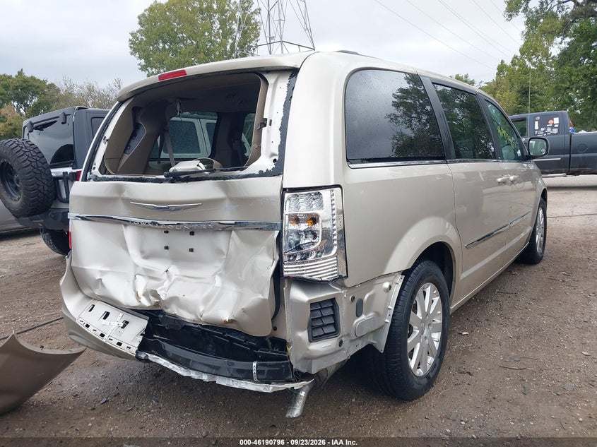Vin: 2c4rc1bg1dr511386, lot: 46690679, chrysler town & country touring 20134