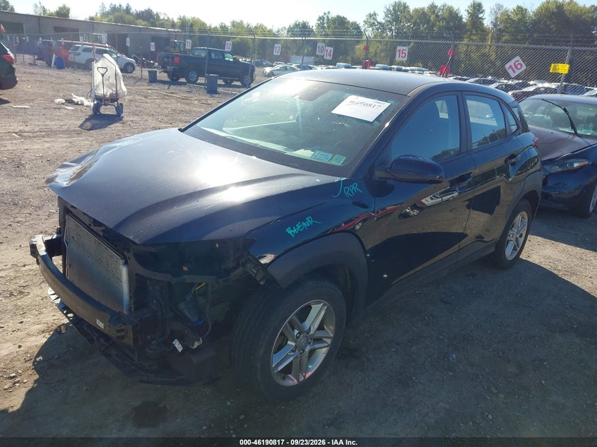 Vin: km8k1caa7mu646175, lot: 46690701, hyundai kona se 20212