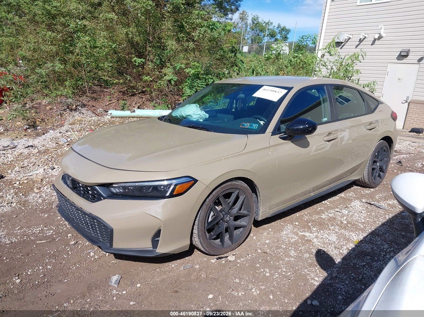 Vin: 19xfl2h84te010856, lot: 46690721, honda civic sport 20262