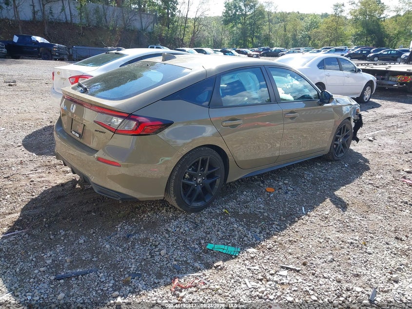 Vin: 19xfl2h84te010856, lot: 46690721, honda civic sport 20264