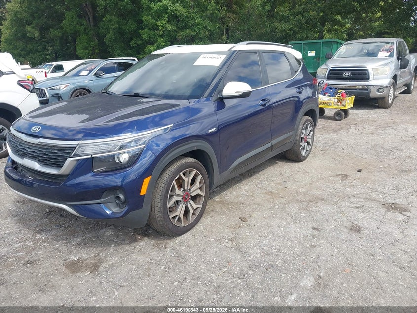 2021 Kia Seltos, Right Rear, IAAI, VIN KNDEUCA20M7043133 — photo 2