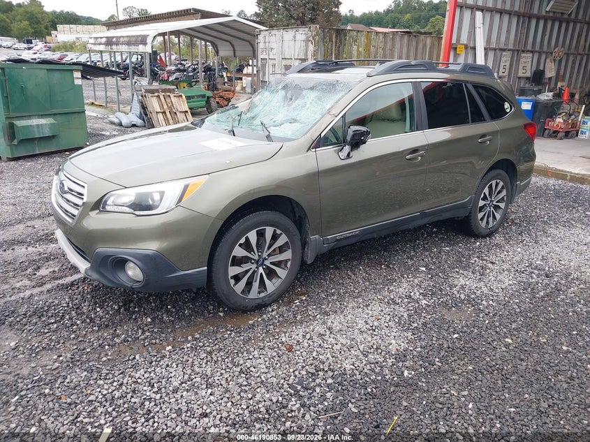 Vin: 4s4bsancxh3382426, lot: 46690737, subaru outback 2.5i limited 20172