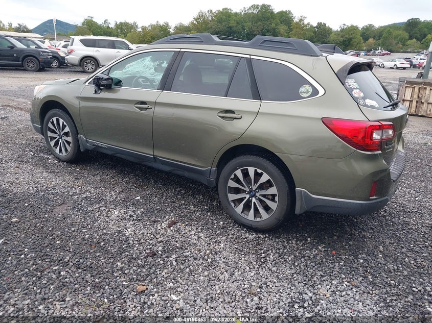 Vin: 4s4bsancxh3382426, lot: 46690737, subaru outback 2.5i limited 20173