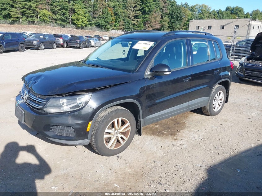 Vin: wvgbv7axxfw575125, lot: 46690747, volkswagen tiguan s 20152