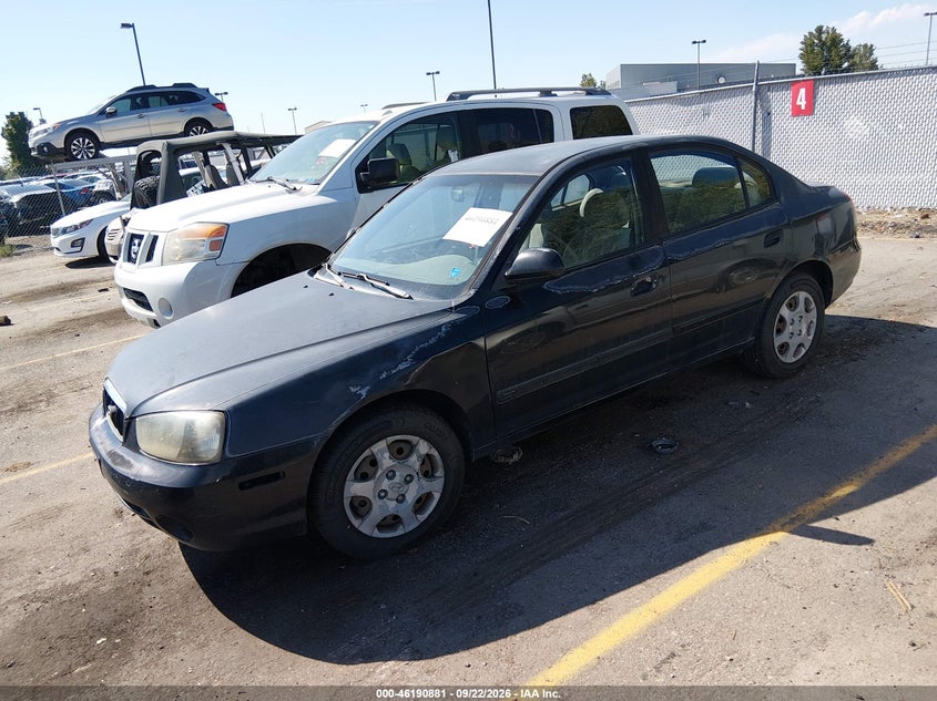 2003 Hyundai Elantra, Звичайний знос, IAAI, VIN KMHDN45D53U623192 — фото 2