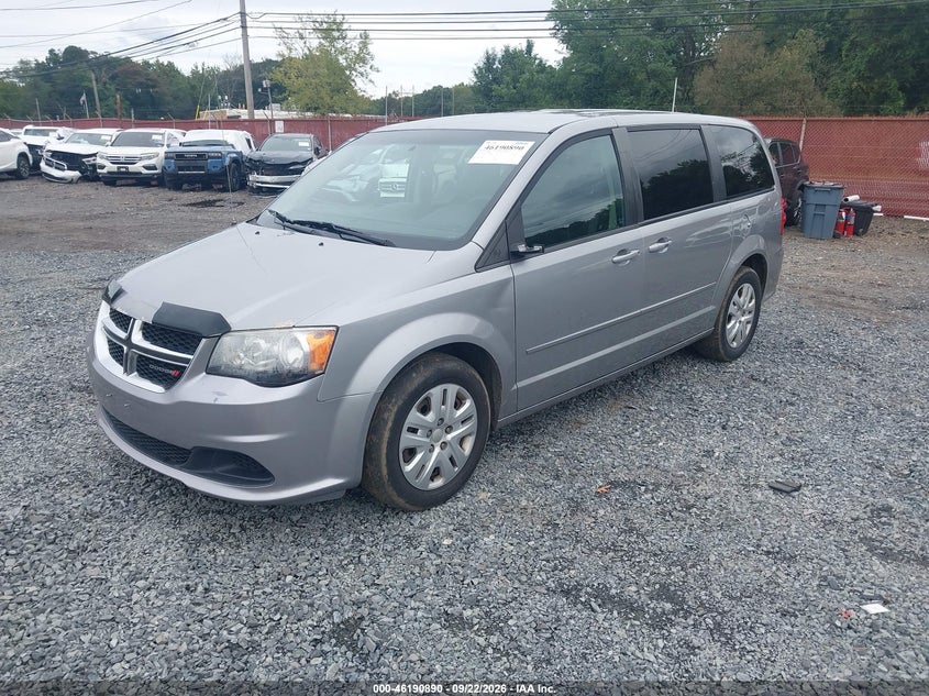 2016 Dodge Caravan, Звичайний знос, IAAI, VIN 2C4RDGBG3GR176880 — фото 2