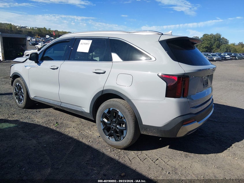 Vin: 5xyrldjcxsg323063, lot: 46690777, kia sorento s 20253