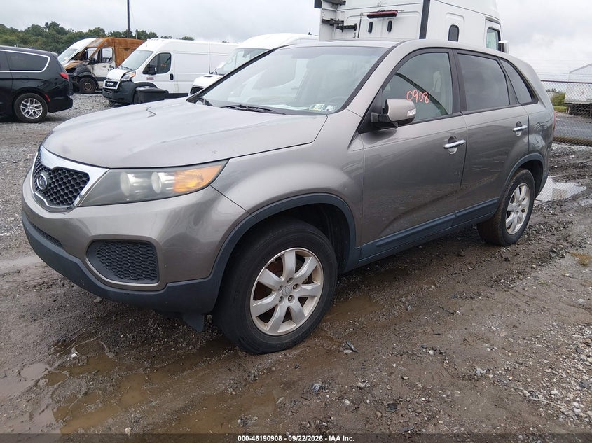 Vin: 5xykt3a10bg009772, lot: 46690792, kia sorento lx 20112