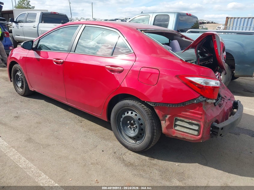Vin: 2t1burhe5fc259941, lot: 46690797, toyota corolla le 20153