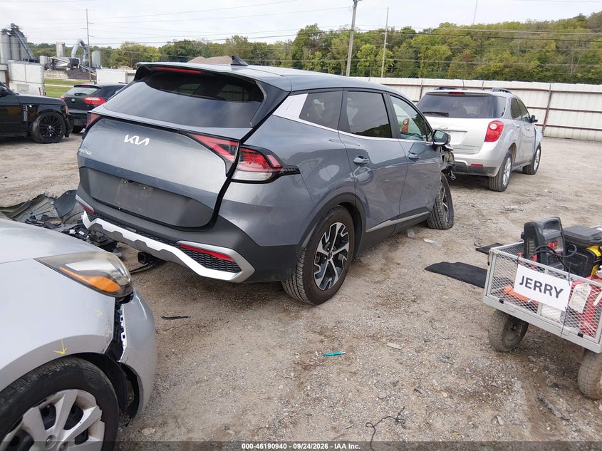 Vin: 5xyk33af1pg087920, lot: 46690824, kia sportage ex 20234