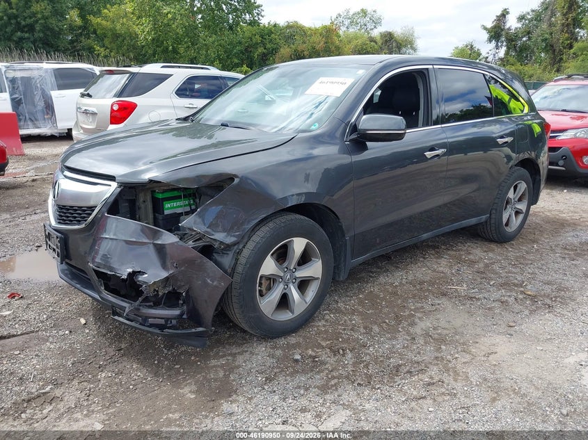 Vin: 5fryd4h23eb010310, lot: 46690834, acura mdx 3.5l (a6) 20142