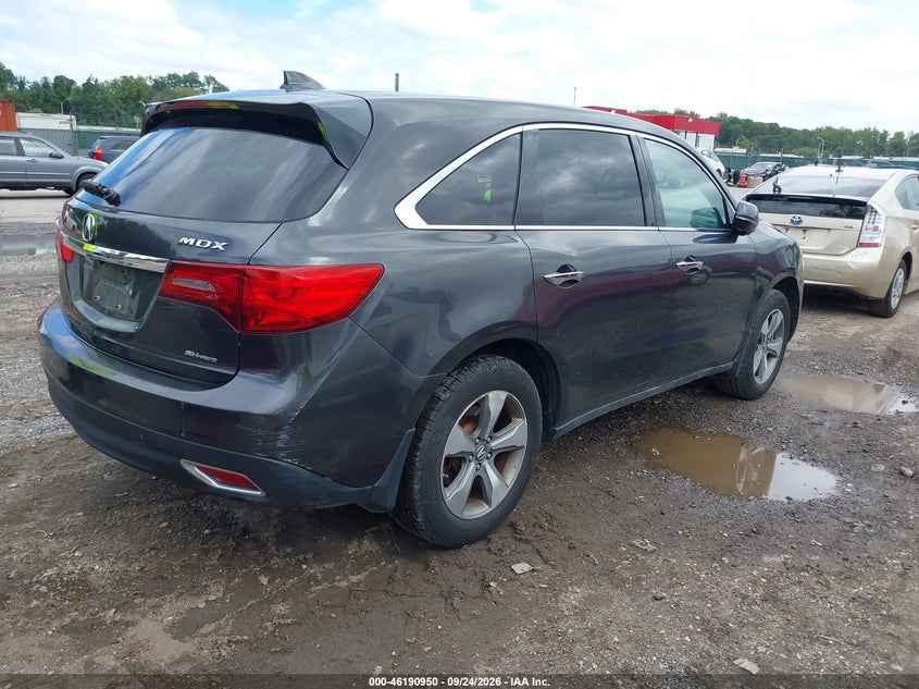 Vin: 5fryd4h23eb010310, lot: 46690834, acura mdx 3.5l (a6) 20144
